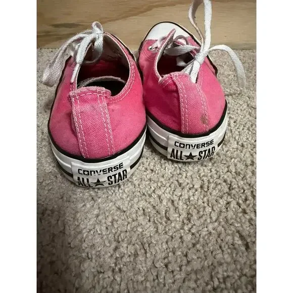 Women's Pink Converse Sneakers Chuck Taylor All Star Low-Top Canvas 7 - Picture 3 of 3